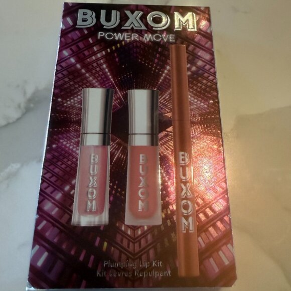 ✨CLOSET CLEAR OUT ✨ NEW BUXOM Power Move  Plumping Lip Kit - Picture 1 of 2
